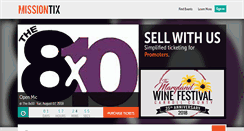 Desktop Screenshot of missiontix.net